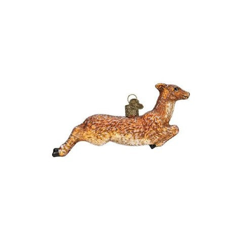 Old World Christmas Vintage Deer Ornament