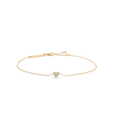 AURELIE GI Sophie Diamond Heart Bracelet