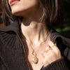 Catherine Staggered Diamond Locket Necklace