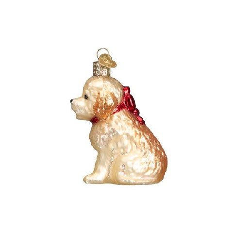 Old World Christmas Cockapoo Puppy Ornament