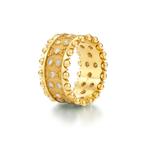 Scott Mikolay Diamond Wide Crown Ring - Desires by Mikolay