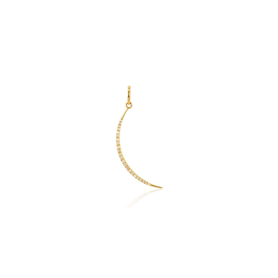 Rachel Reid Diamond Crescent Moon Charm