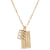 Cidney Charm Necklace in Gold