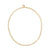 Viper 4mm Herringbone Chain Necklace in Gold