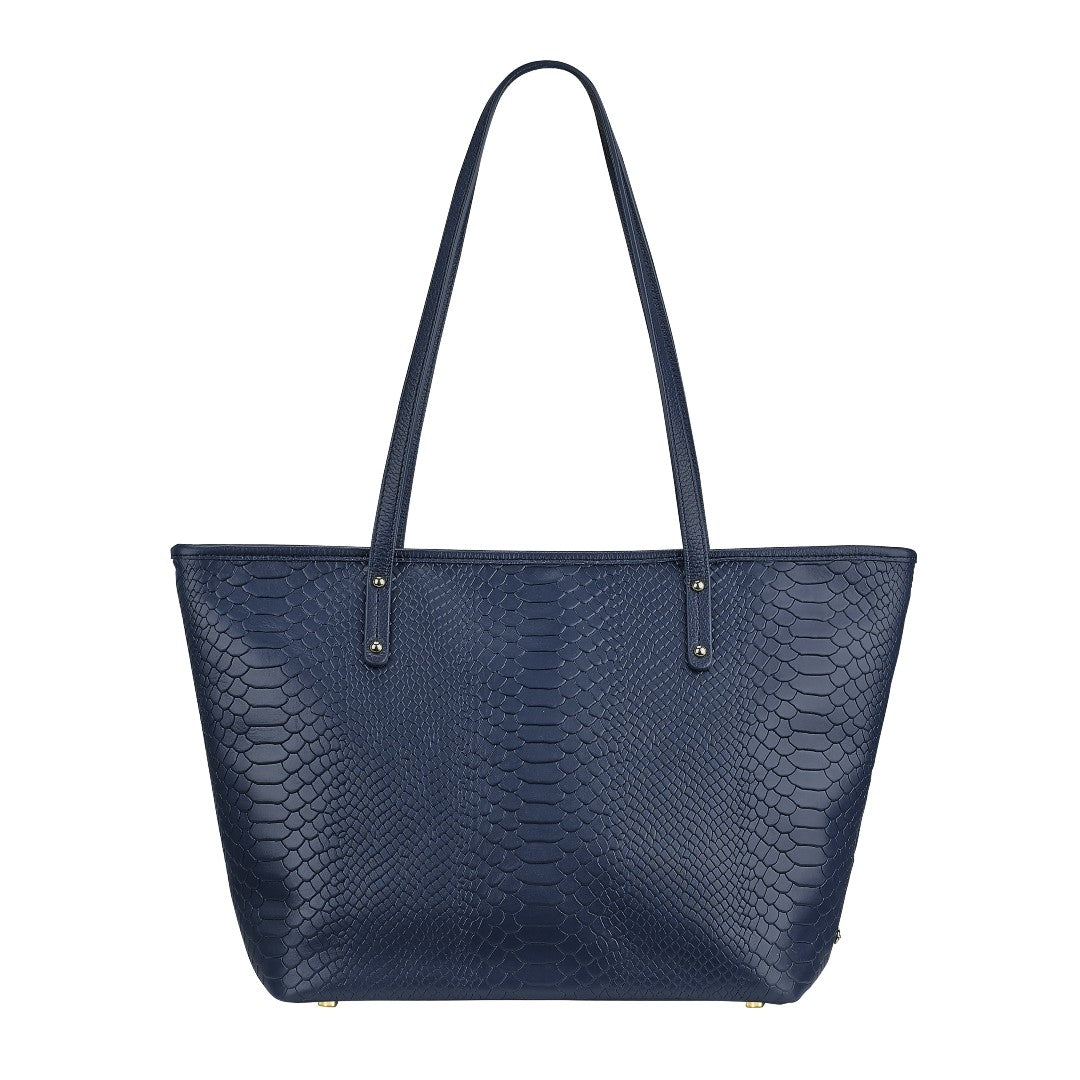 Blue Leather Mini bag