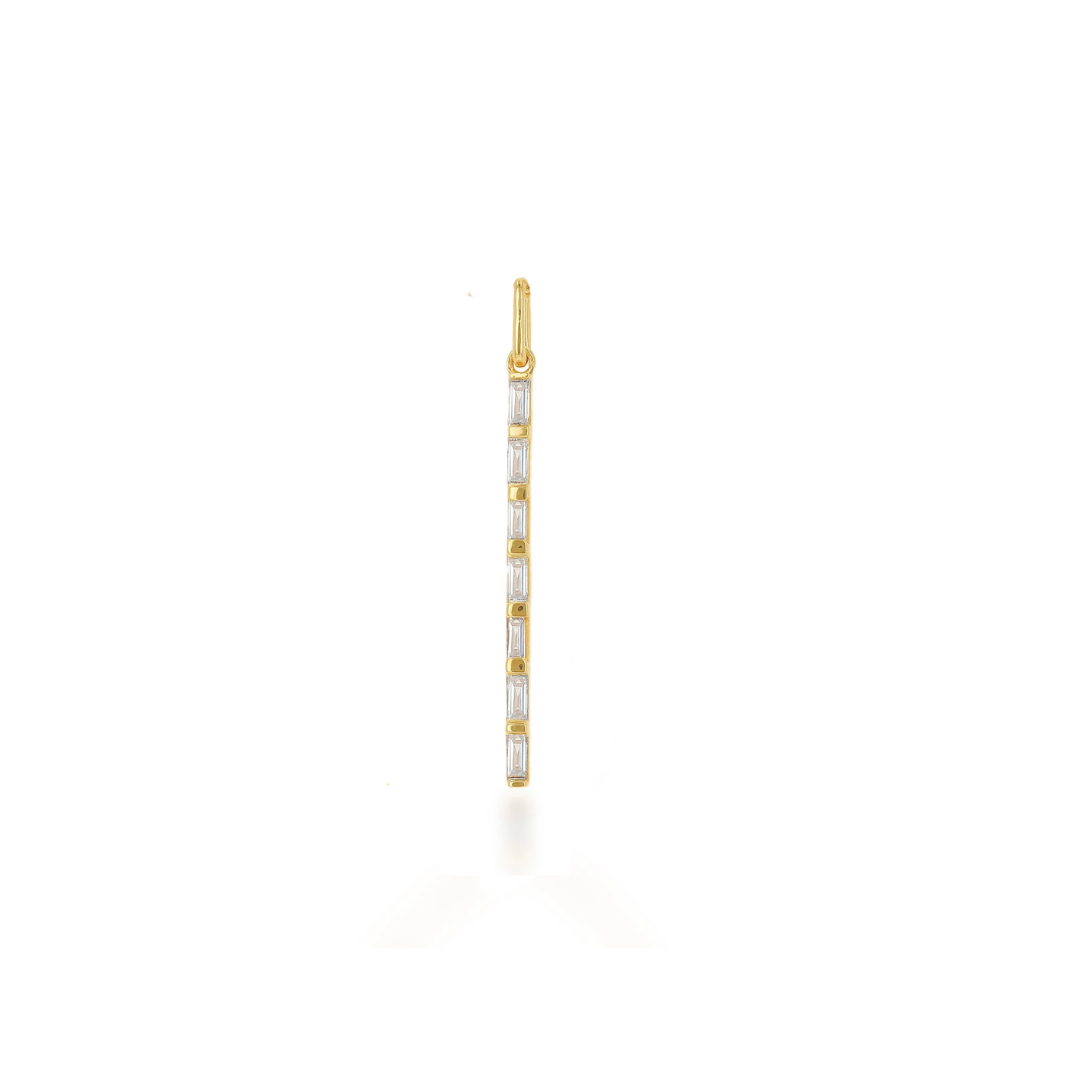 Rachel Reid Diamond Baguette Stick Charm