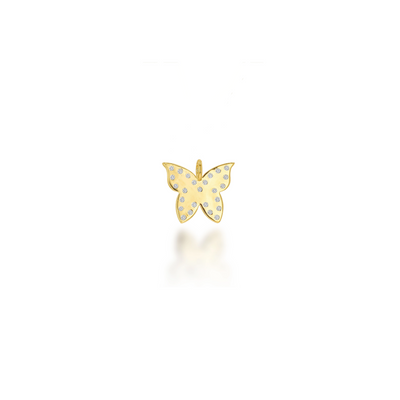 Rachel Reid Gold & Diamond Butterfly Charm