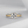 Goldie East-West Engagement Ring