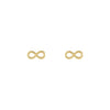 Infinity-Inspired Rope Studs in Yellow Gold