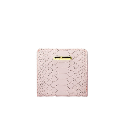 Gigi NY Python Leather Mini Wallet