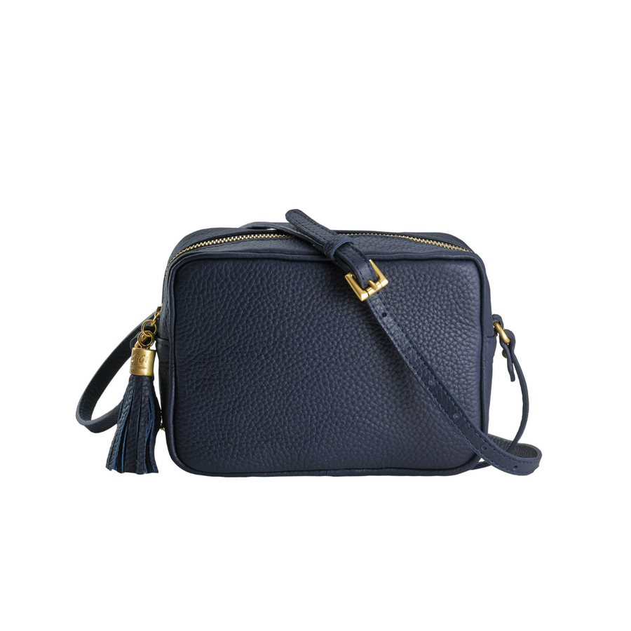 Gigi NY Pebble Leather Madison Crossbody