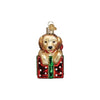 Old World Christmas Golden Puppy Surprise Ornament