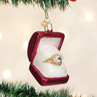 Old World Christmas Ring In Box Ornament