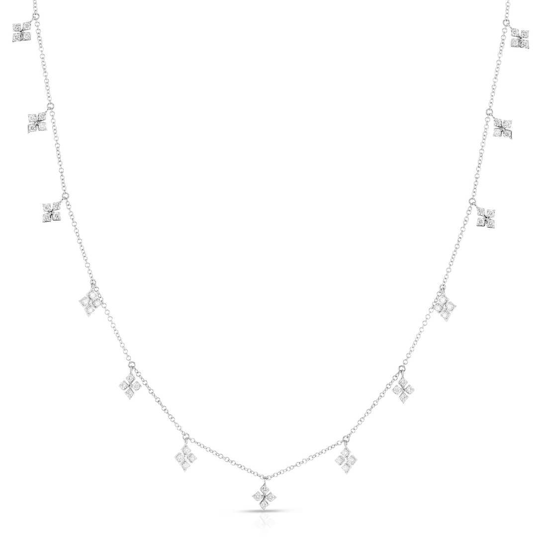 Scott Mikolay Celebration Rhombus Diamond Dangle Necklace - 23 Stations