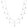 Scott Mikolay Celebration Rhombus Diamond Dangle Necklace - 29 Stations