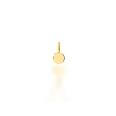 Mini Gold Circle Charm