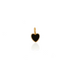 Rachel Reid Mini Black Enamel Heart Charm