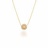 Rachel Reid Mini Diamond Sun Necklace