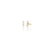 Rachel Reid Mini Double Diamond Stud Earrings