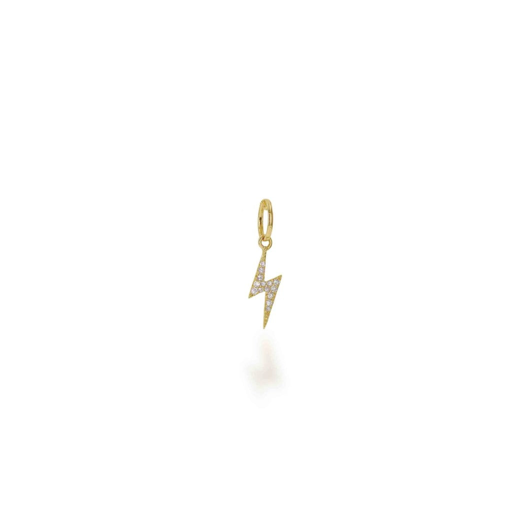 Rachel Reid Mini Pave Lightning Bolt Charm