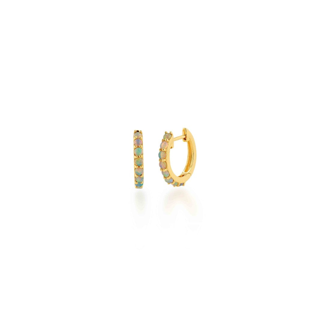 Rachel Reid Opal Huggie Earrings