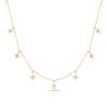 Scott Mikolay Celebration Rhombus Diamond Dangle Necklace - 7 Stations