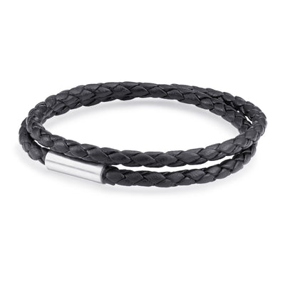 Scott Mikolay Magnetic Leather Bracelet - Double Wrap