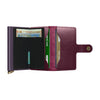 Secrid Premium Mini Wallet Dusk Bordeaux