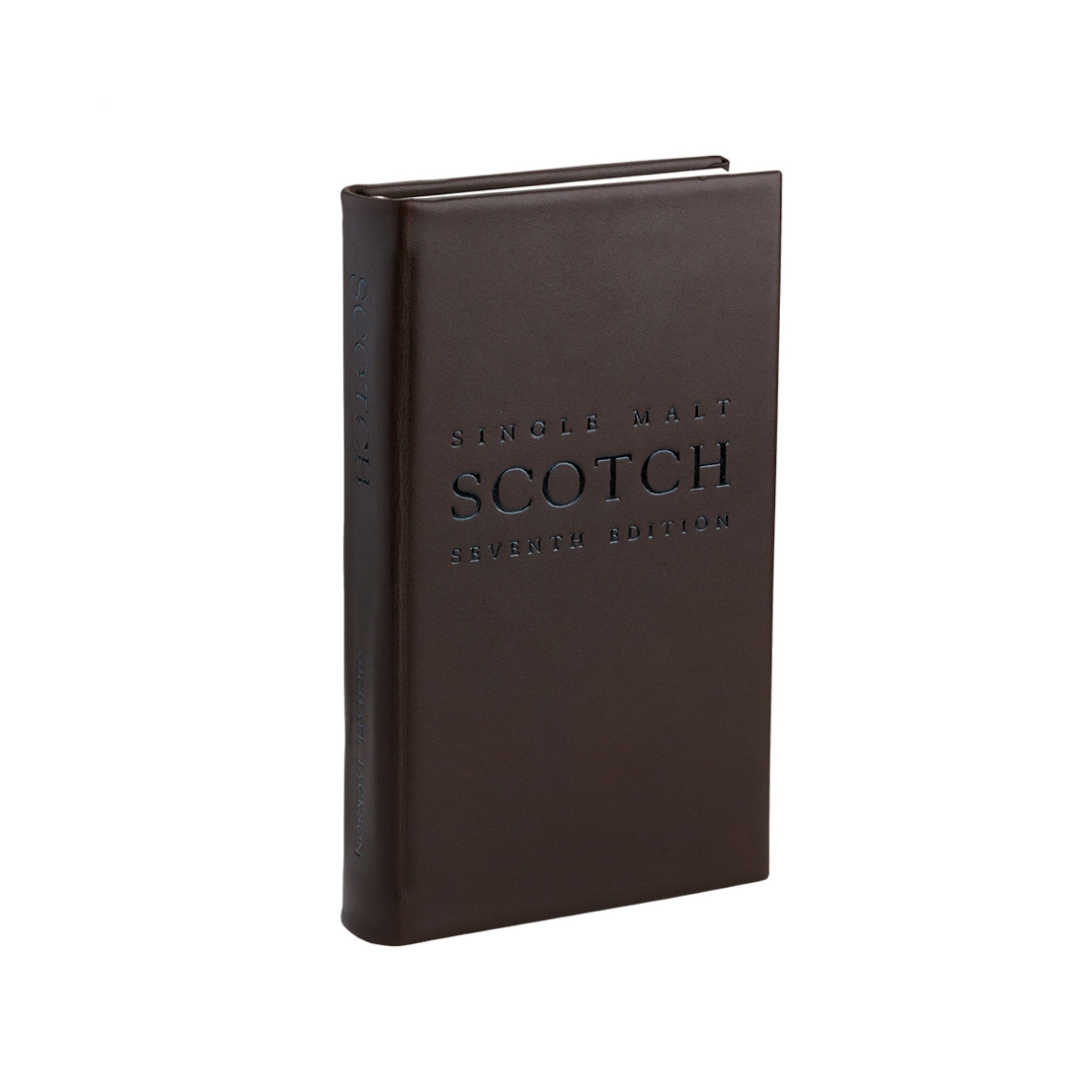 Single Malt Scotch Leather Bound Keepsake Bar Book