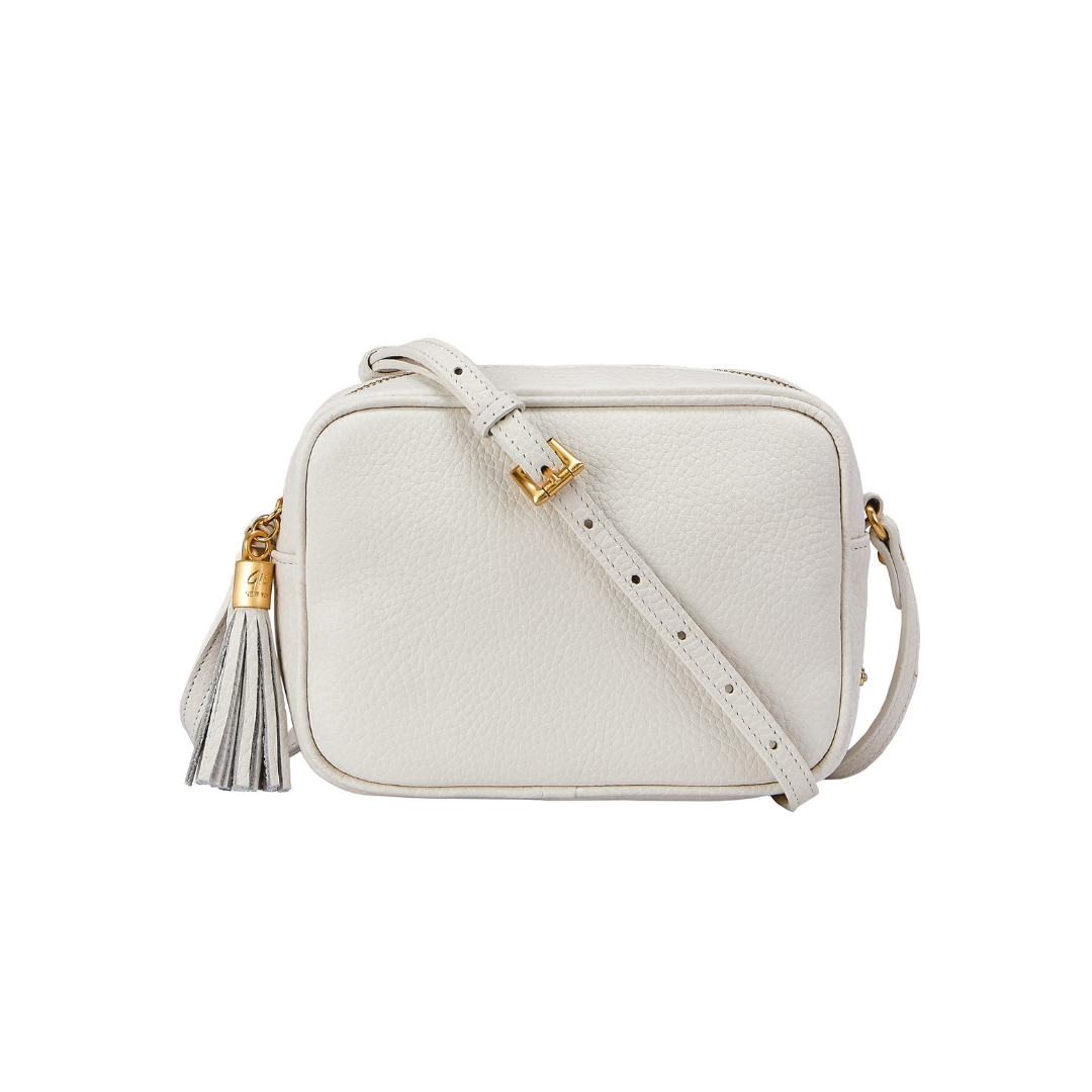 Pebbled leather madison crossbody bag Clearance