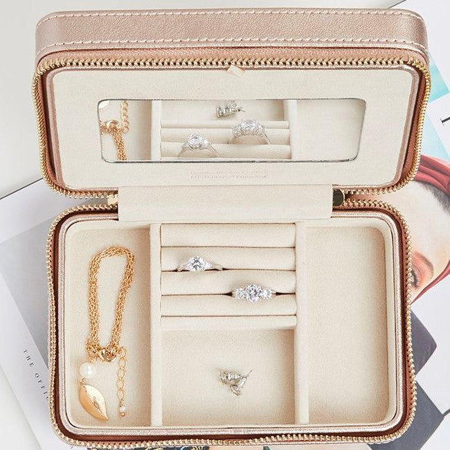 WOLF Palermo Zip Case in Rose Gold Desires by Mikolay