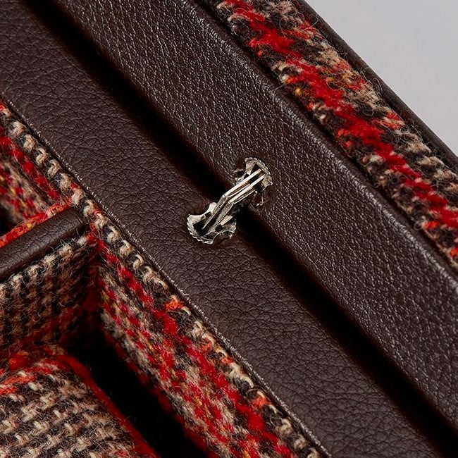 WOLF WM Brown 5 Piece Watch Box in Brown