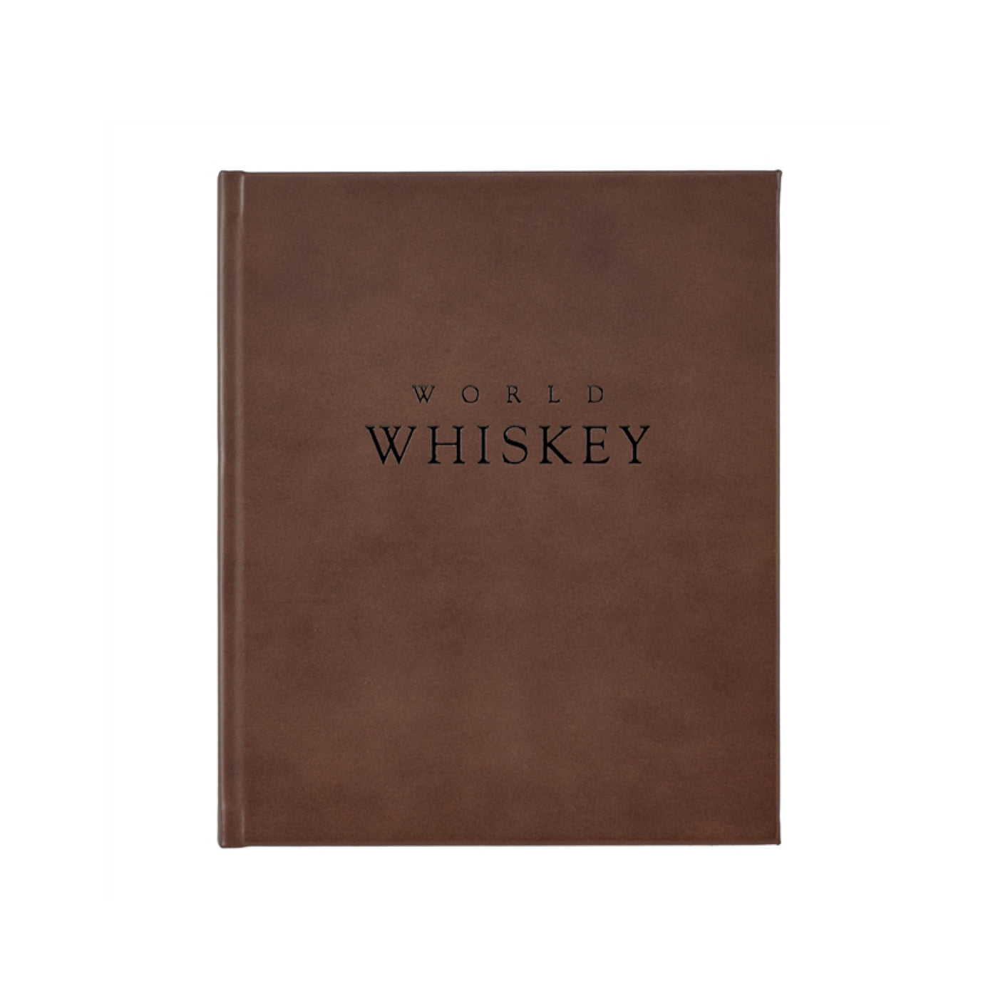 World Whiskey Leather Bound Book